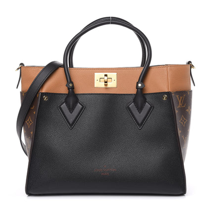 Louis Vuitton Calfskin Monogram On My Side Black 1 of 11