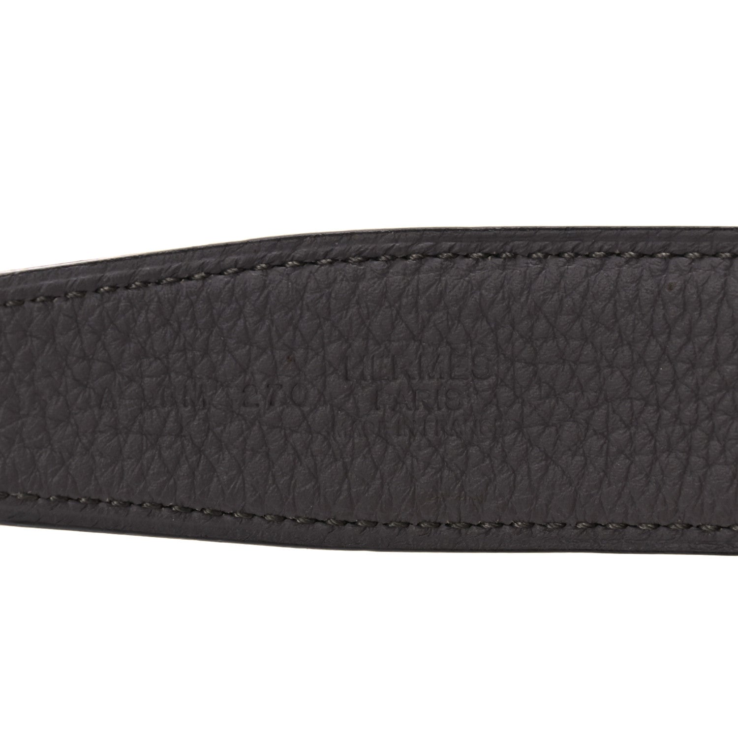 Hermes Box Togo 32mm Quizz H Belt 95 Black Etain 3 of 5