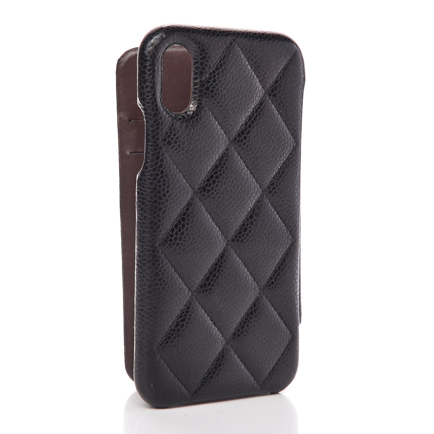 Chanel Caviar Quilted iPhone X Case Black 3 of 8