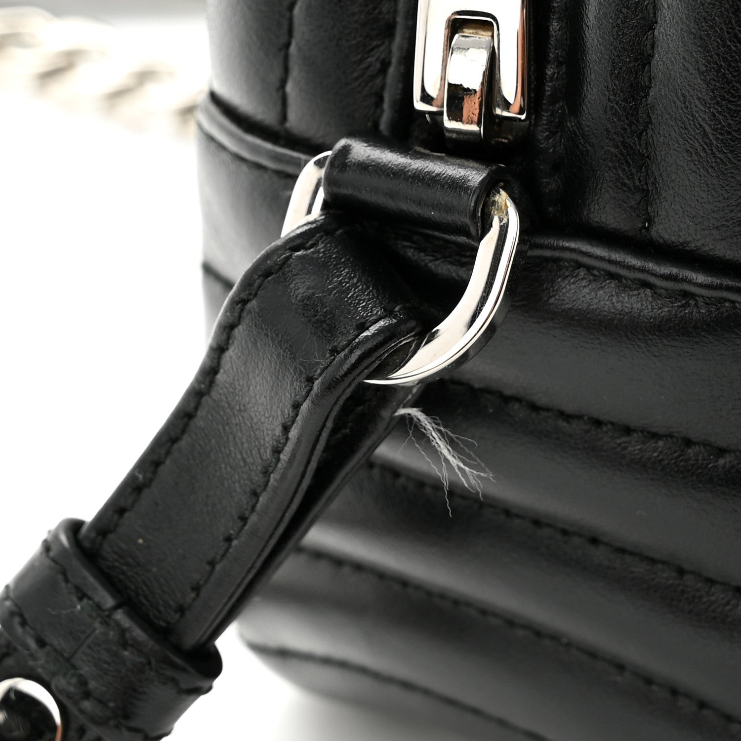 Prada Soft Calfskin Diagramme Camera Bag Black 11 of 11