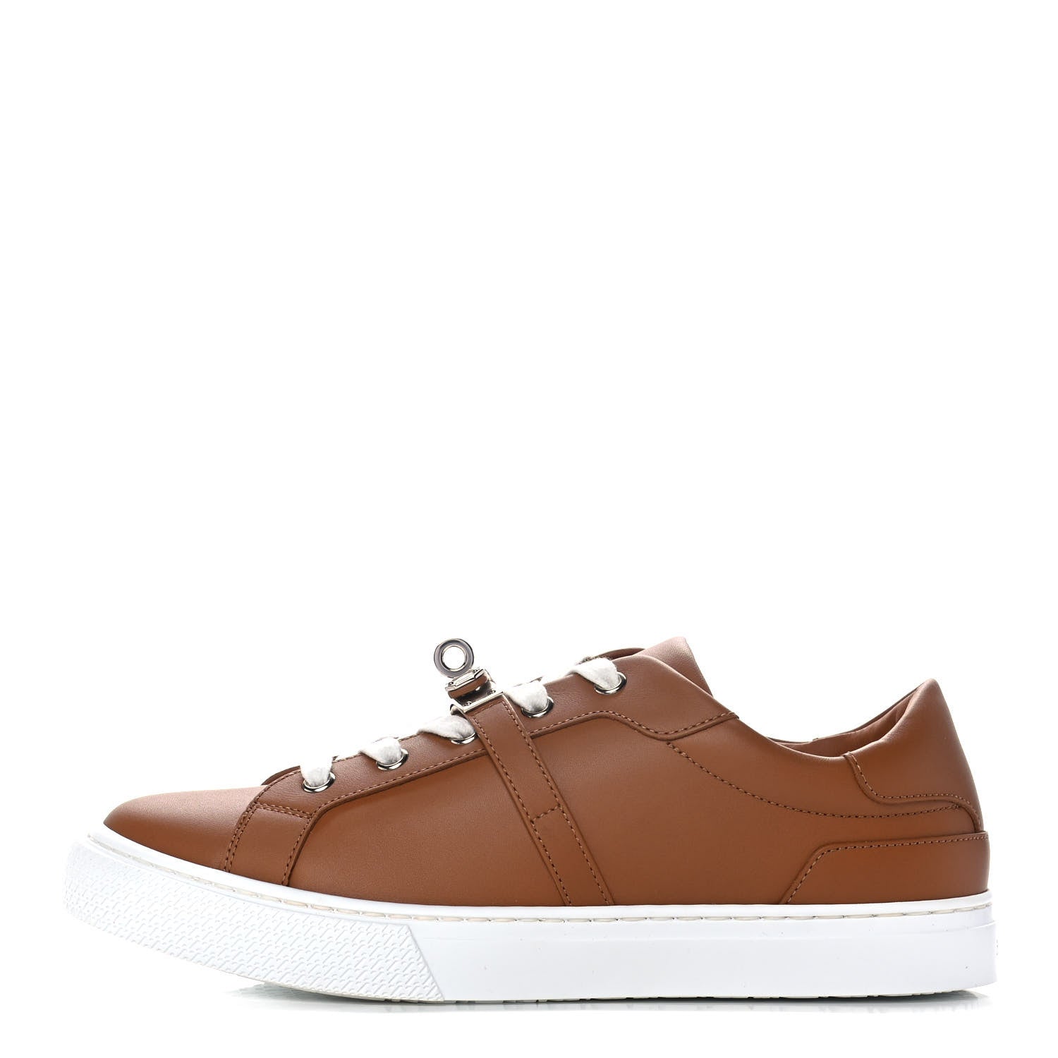 Hermes Calfskin Day Sneakers 38.5 Naturel 1 of 12
