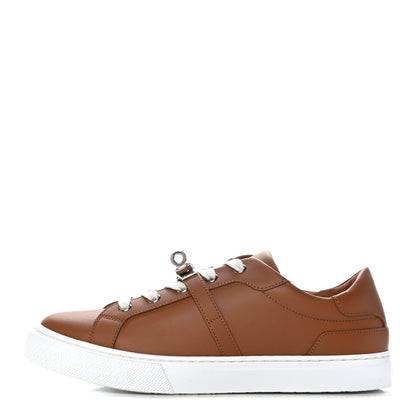 Hermes Calfskin Day Sneakers 38.5 Naturel 1 of 12
