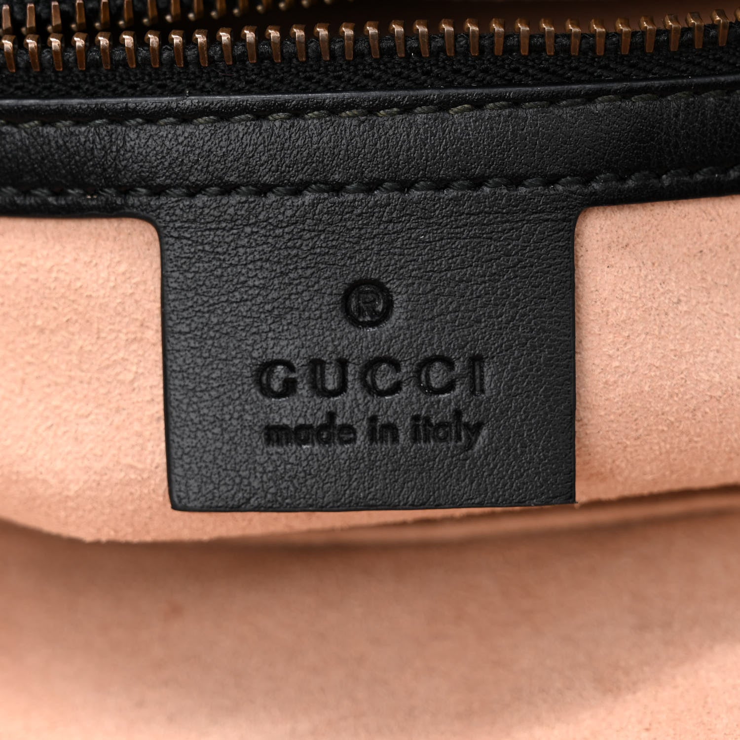 Gucci Calfskin Matelasse GG Marmont Travel Bag Black 5 of 9