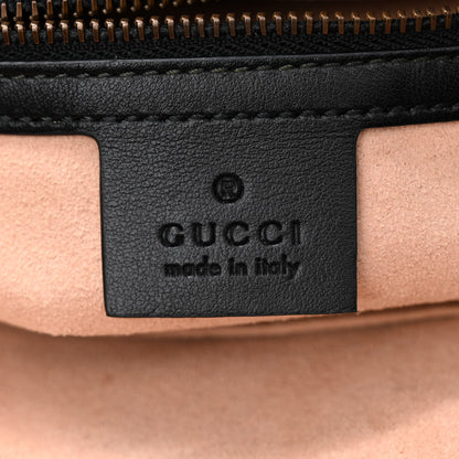 Gucci Calfskin Matelasse GG Marmont Travel Bag Black 5 of 9