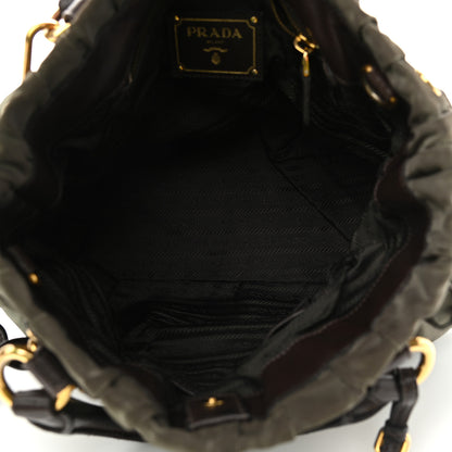 Prada Tessuto Nylon Gaufre Tote Fumo 5 of 16