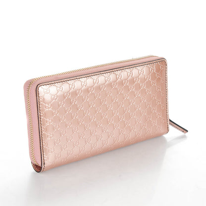Gucci Shine Microguccissima Emily Zip Around Wallet Dark Cipria 3 of 6