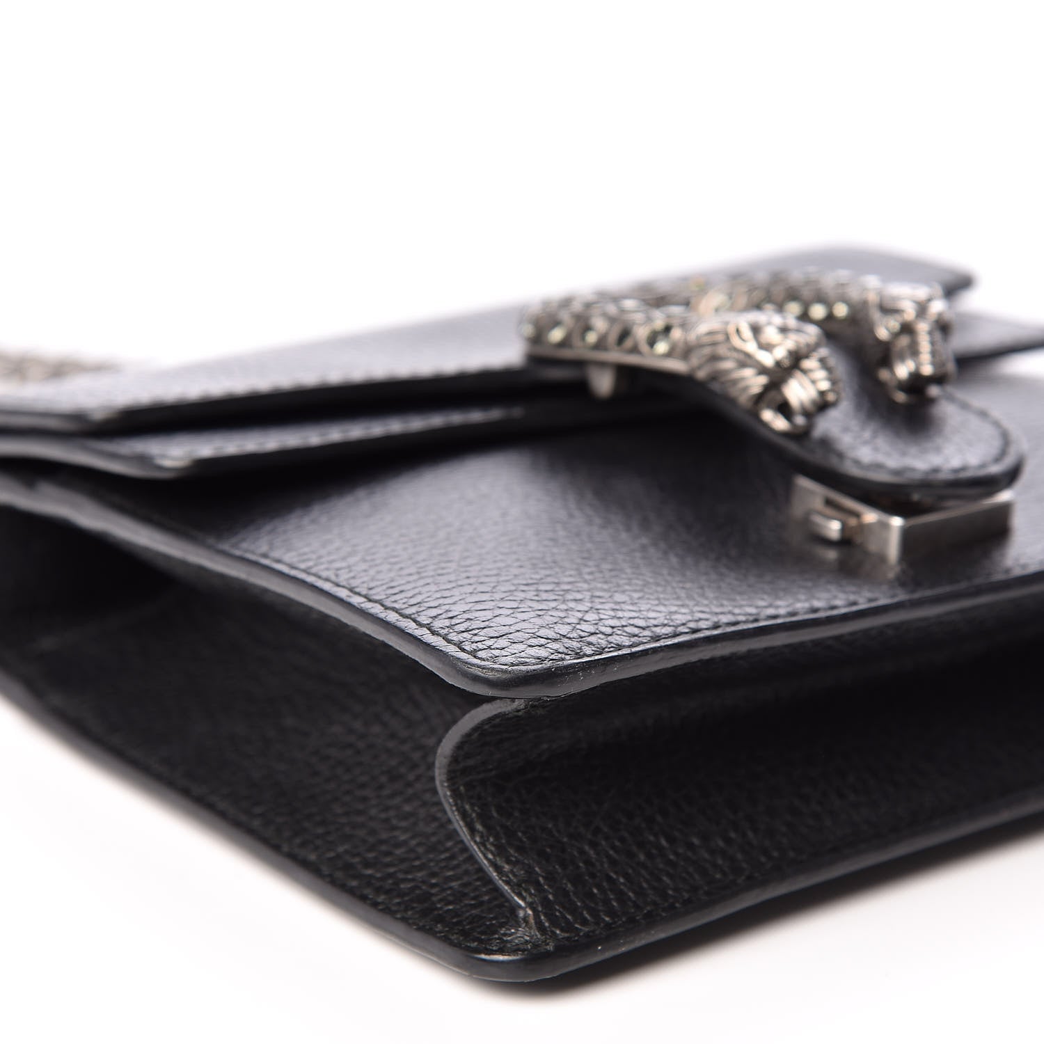 Gucci Calfskin Mini Dionysus Shoulder Bag Black 5 of 12