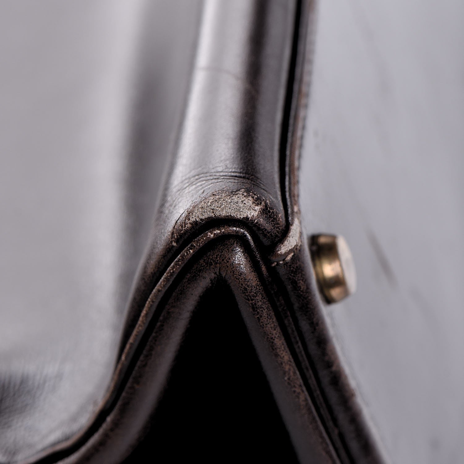 Hermes Box Kelly Retourne 32 Chocolate 31 of 53