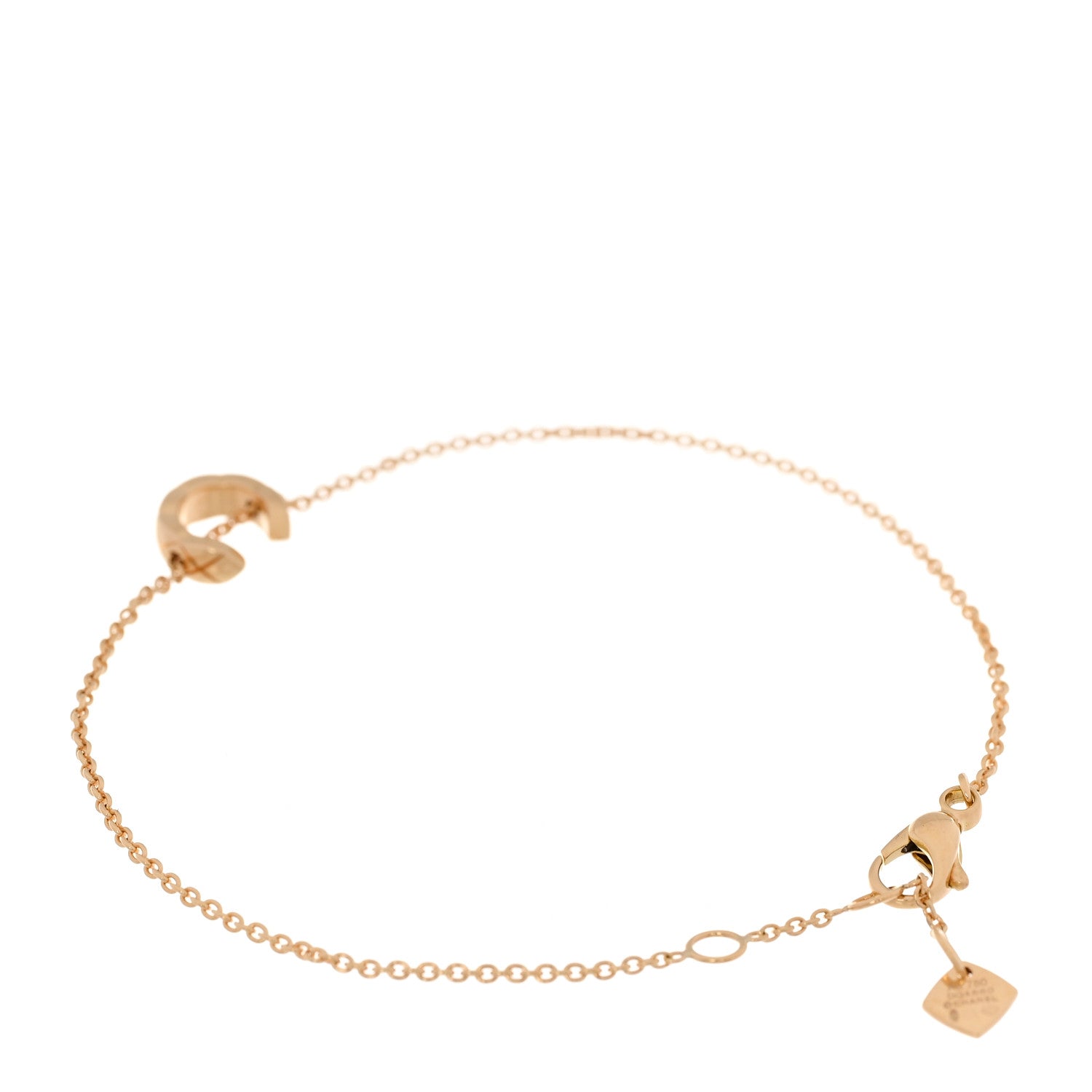 Chanel 18K Yellow Gold Coco Crush Station Bracelet 2 of 5
