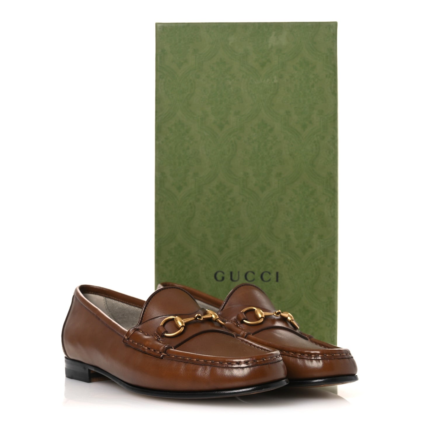 Betis Glamour Calfskin Womens 1953 Horsebit Loafers 37.5 Brown Sugar