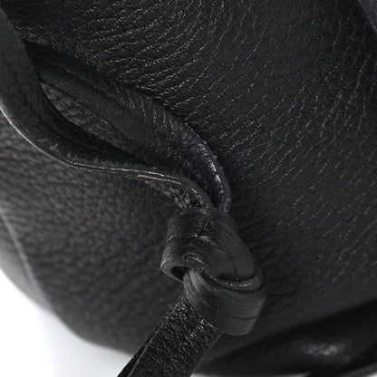 Prada Cervo Flap Shoulder Bag Black 16 of 18
