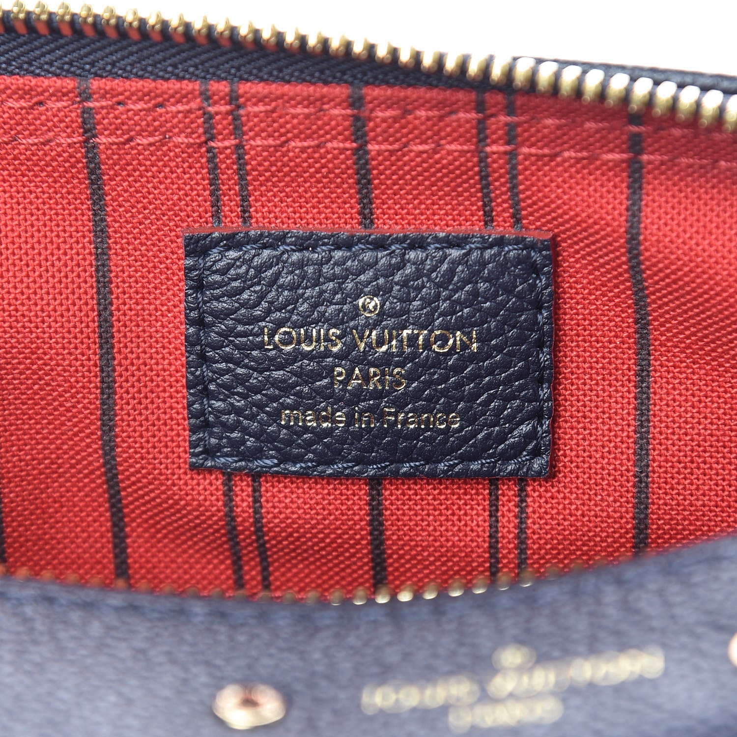 Louis Vuitton Empreinte Speedy Bandouliere 25 NM Marine Rouge 6 of 9