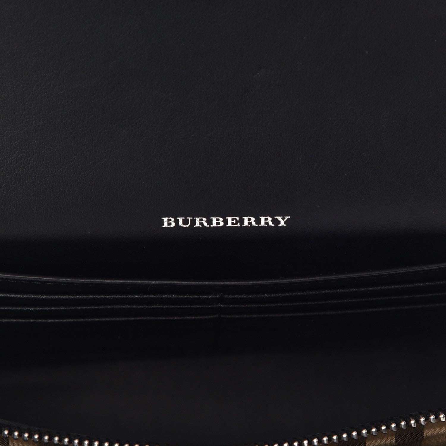 Burberry Calfskin Perforated Logo Hampshire Crossbody Black 7 of 10