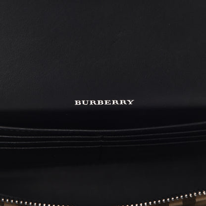Burberry Calfskin Perforated Logo Hampshire Crossbody Black 7 of 10