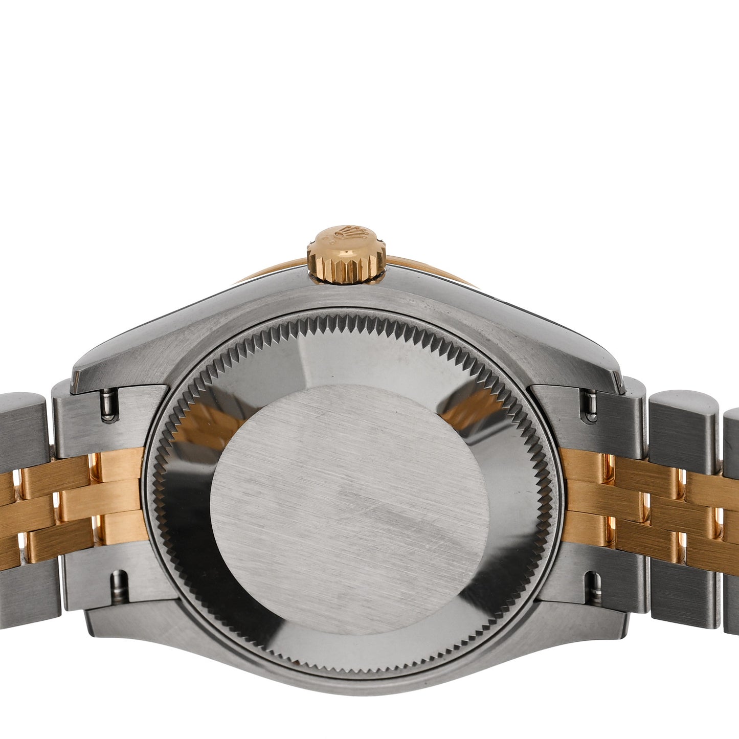 Stainless Steel 18K Yellow Gold Diamond Black Mother of Pearl 31mm Oyster Perpetual Datejust Watch 278273