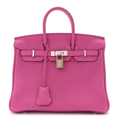 Hermes Togo Birkin 25 Rose Pourpre 1 of 11