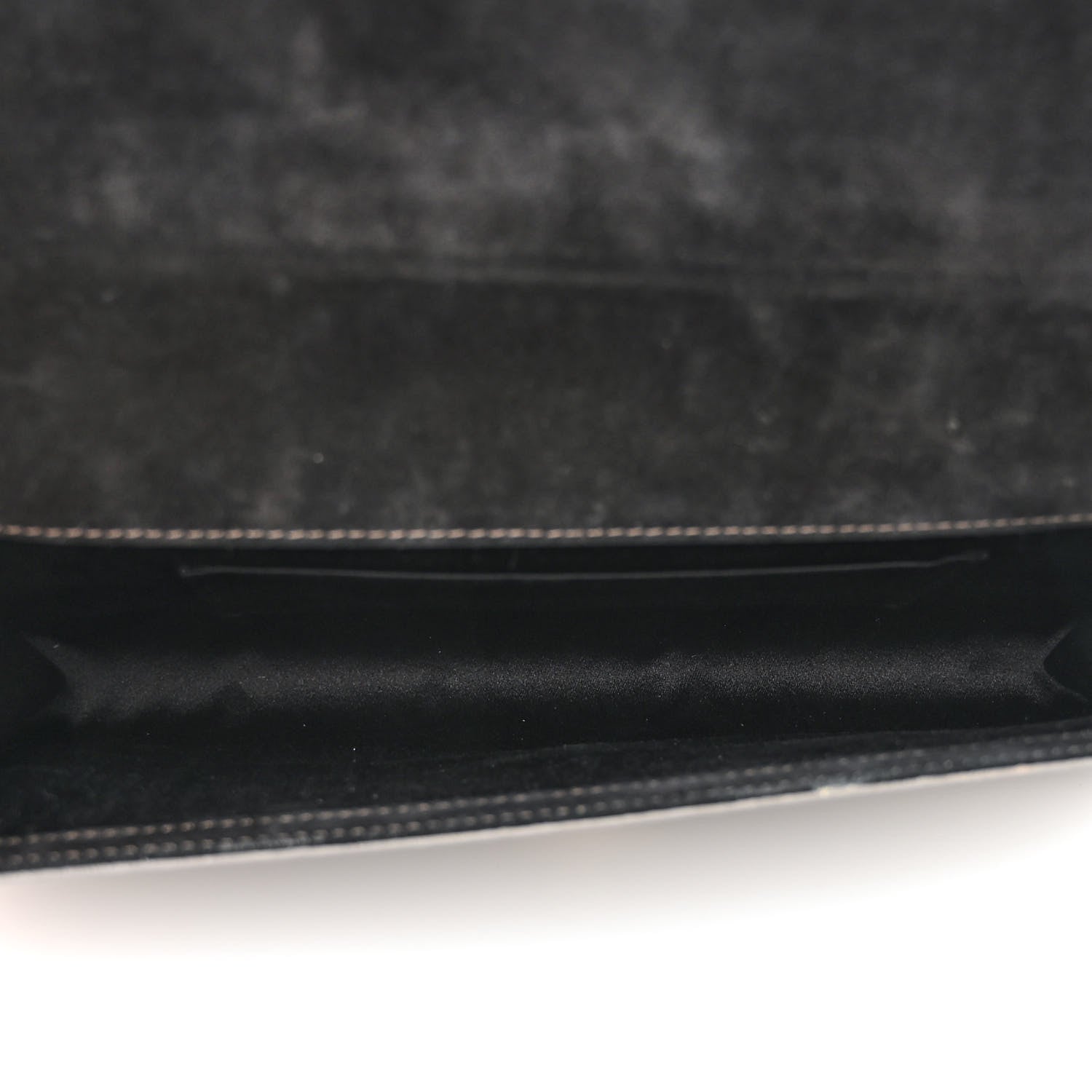 Saint Laurent Patent Large Belle De Jour Clutch Grey 5 of 11