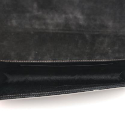 Saint Laurent Patent Large Belle De Jour Clutch Grey 5 of 11