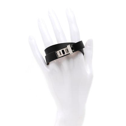 Hermes Swift Mini Dog Double Tour Bracelet T2 Black 2 of 5