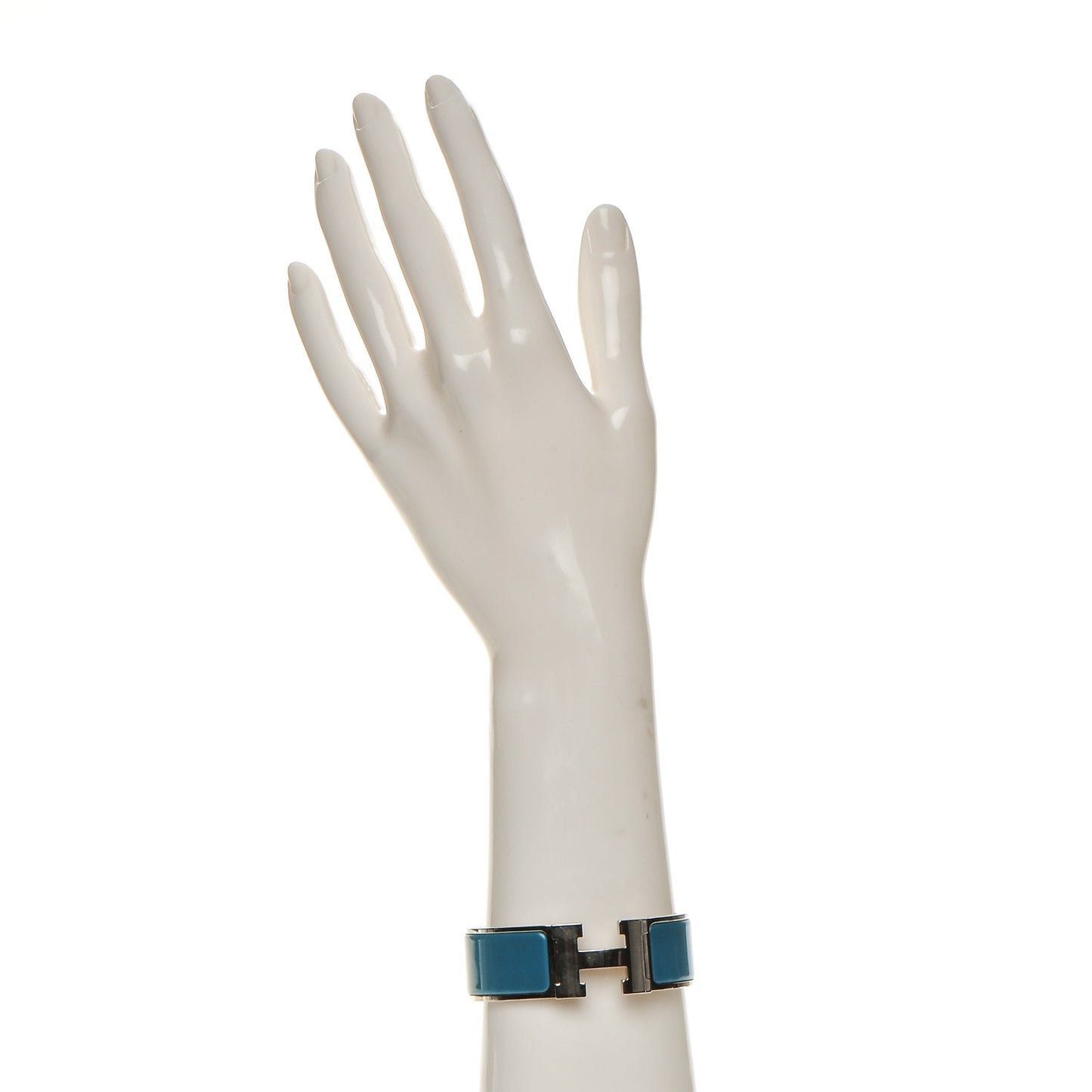 Enamel Wide Clic Clac H Bracelet PM Bleu