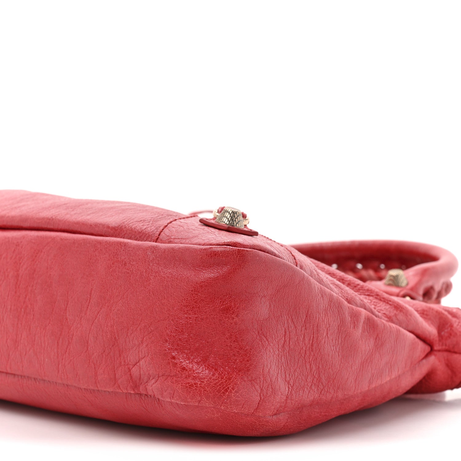 Balenciaga Agneau Giant 12 Rose Gold Hardware Town Rouge Coquelicot 9 of 11