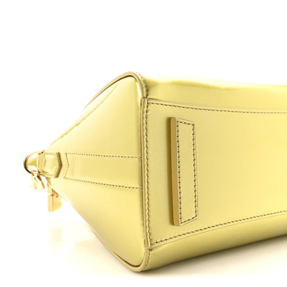 Givenchy Patent Calfskin Mini Antigona Almond Green 9 of 10