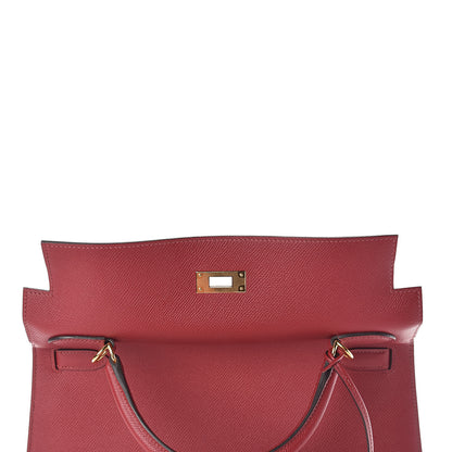 Hermes Epsom Kelly Sellier 32 Rouge Grenat 30 of 35