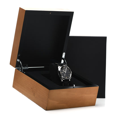 Panerai Stainless Steel Calfskin 45mm Radiomir 1940 3 Days GMT Automatic Watch Black PAM00627 5 of 5