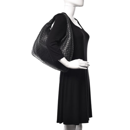 Bottega Veneta Nappa Intrecciato Large Veneta Hobo Black 2 of 13