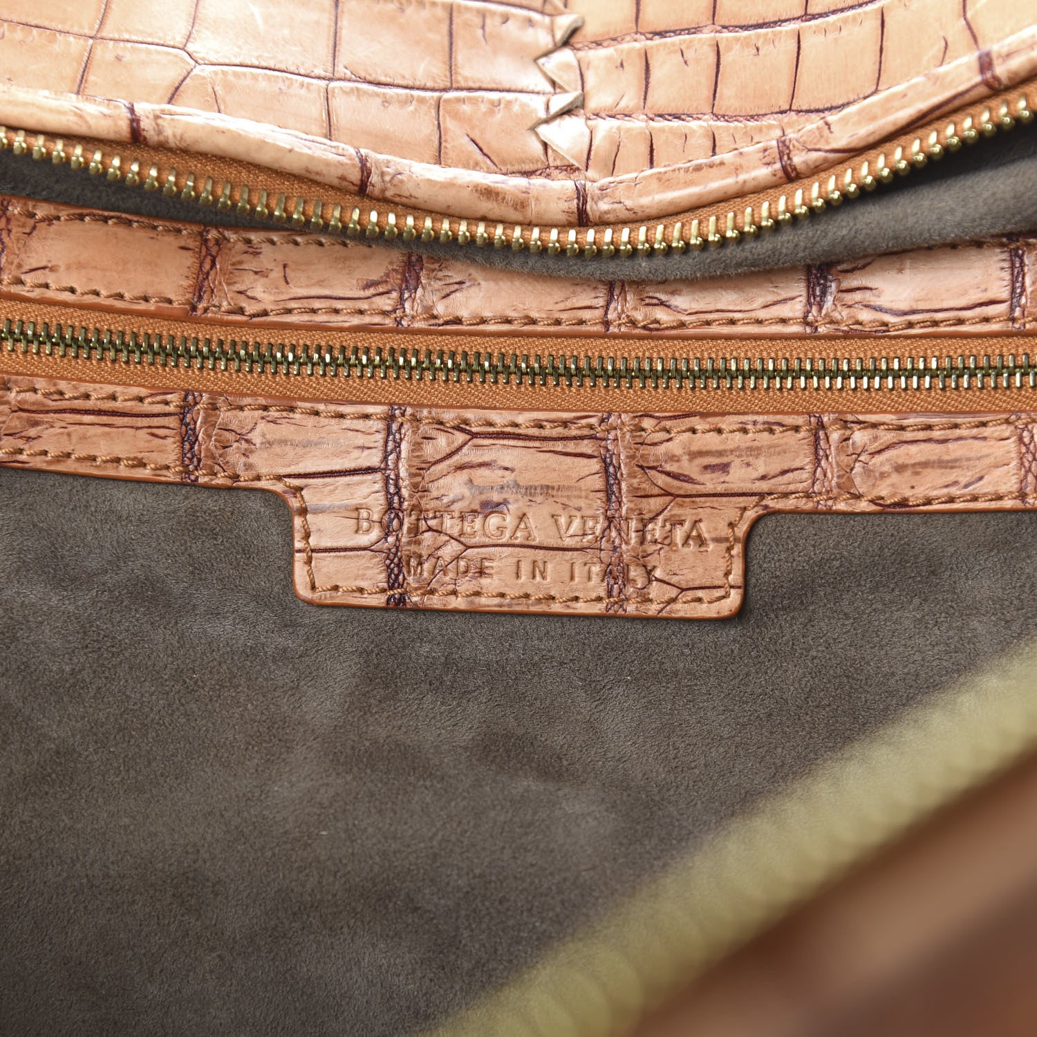 Bottega Veneta Crocodile Montaigne Bag 8 of 9