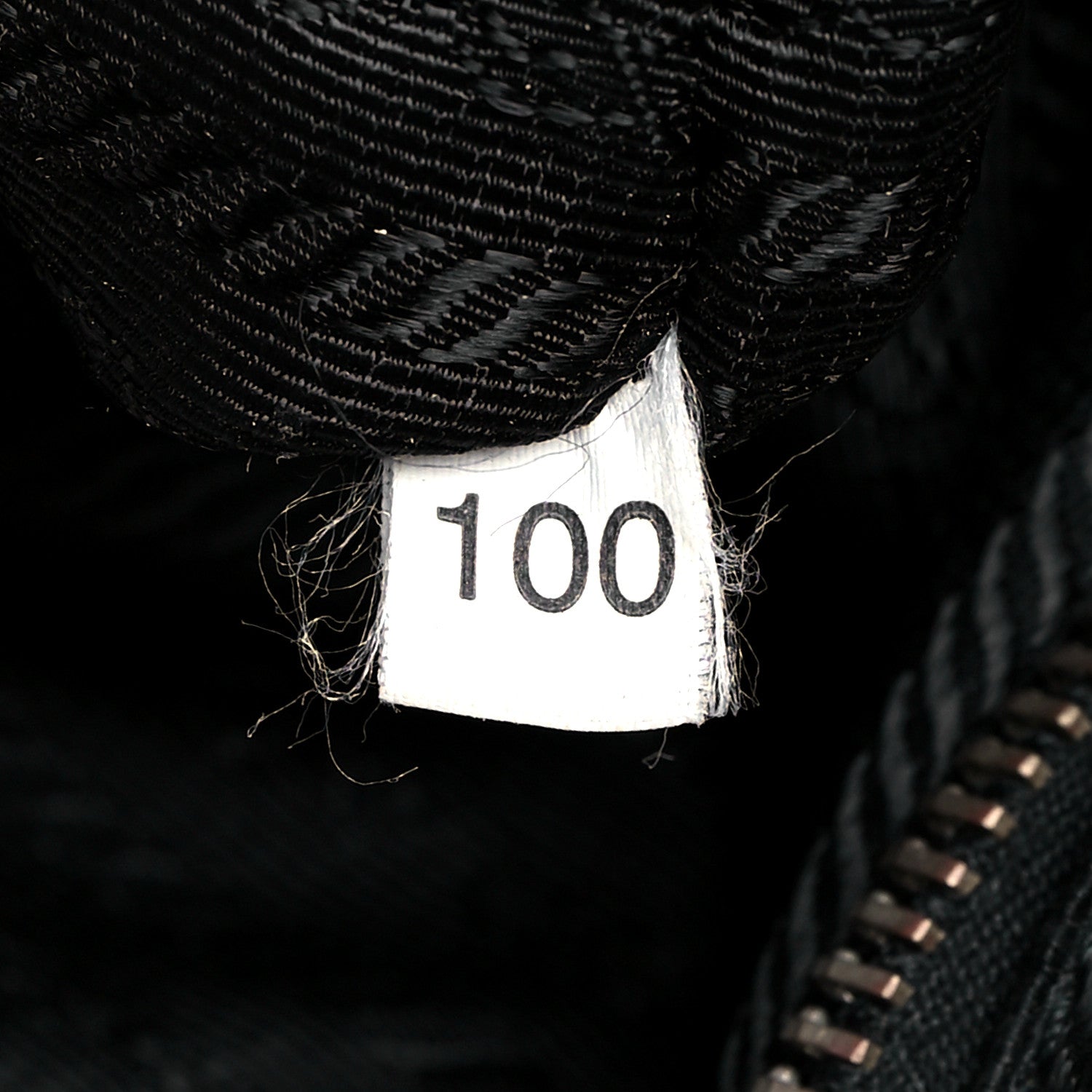 Prada Tessuto Nylon Calfskin Logo Shoulder Bag Black 11 of 18