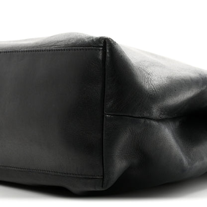Chanel Lambskin CC Shoulder Bag Black 10 of 11