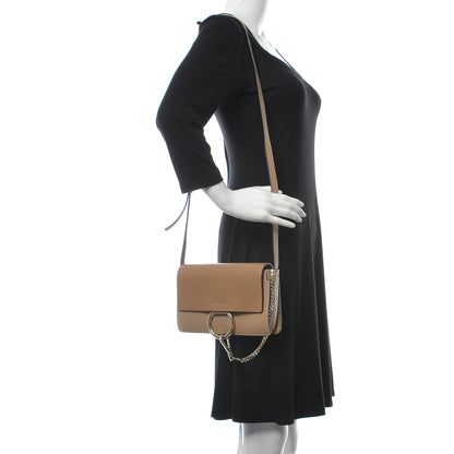 Chloe Goatskin Small Faye Shoulder Bag Tan 2 of 6