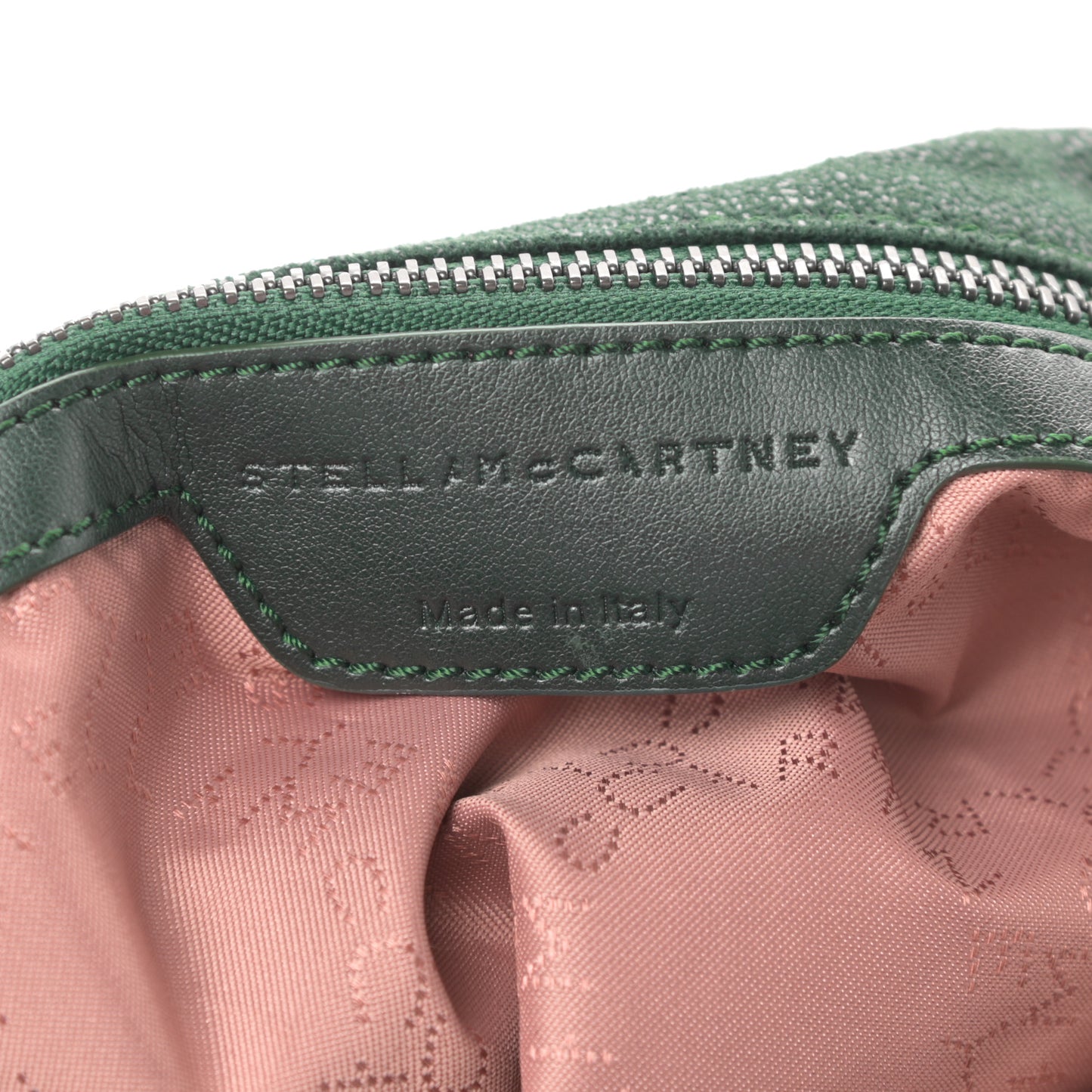 Shaggy Deer Falabella Fold Over Tote Green
