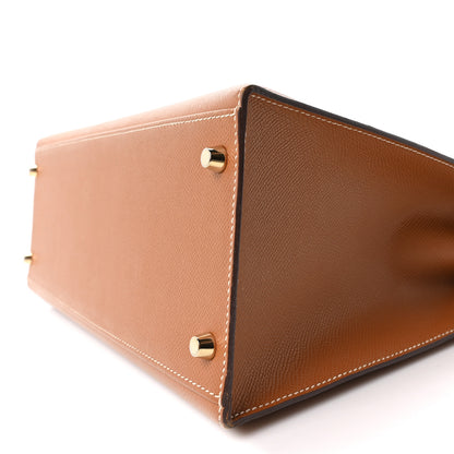 Hermes Epsom Kelly Sellier 35 Gold 10 of 10