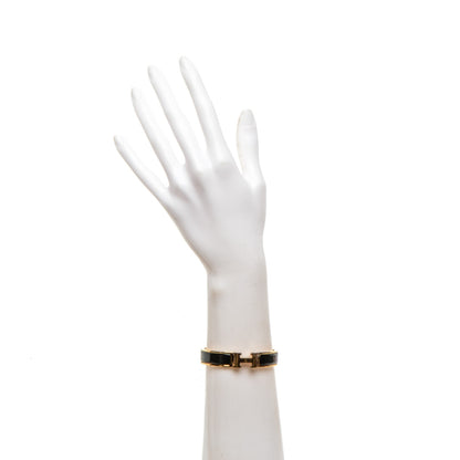 Hermes Enamel Narrow Clic Clac H Bracelet PM Black 2 of 4