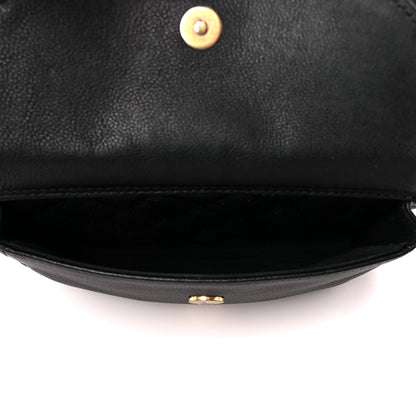 Chanel Grained Calfskin Quilted Messenger Flap Black 6 of 11