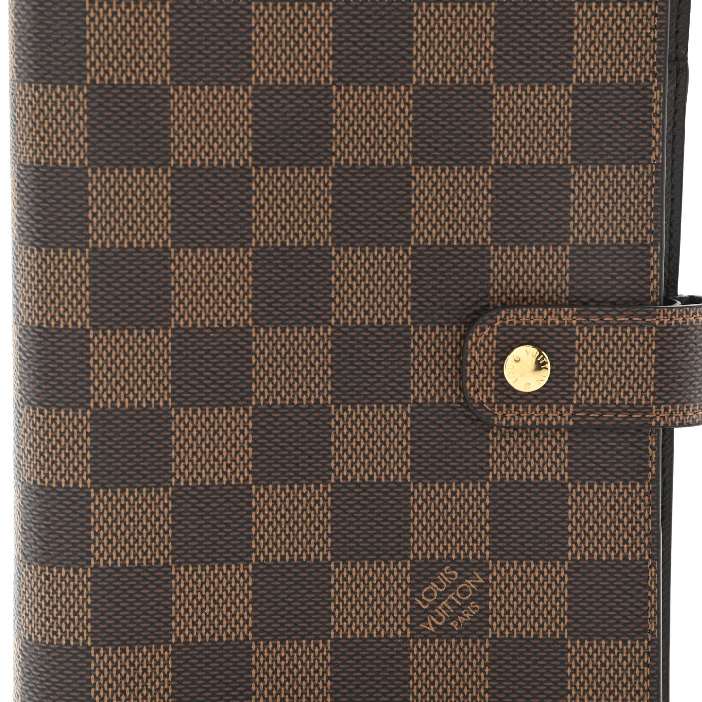 Damier Ebene Medium Ring Agenda Cover
