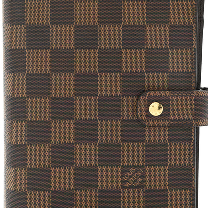 Louis Vuitton Damier Ebene Medium Ring Agenda Cover 7 of 9