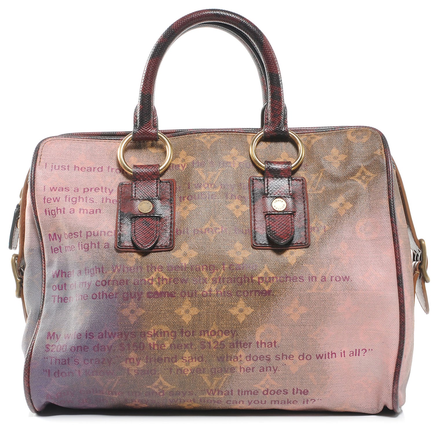 Louis Vuitton Richard Prince Graduate Jokes Bag 1 of 6