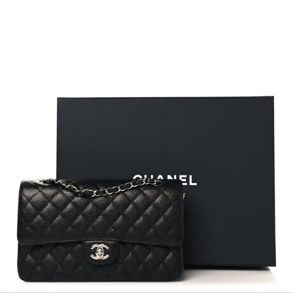 Chanel Caviar Quilted Medium Double Flap Black 14 of 14