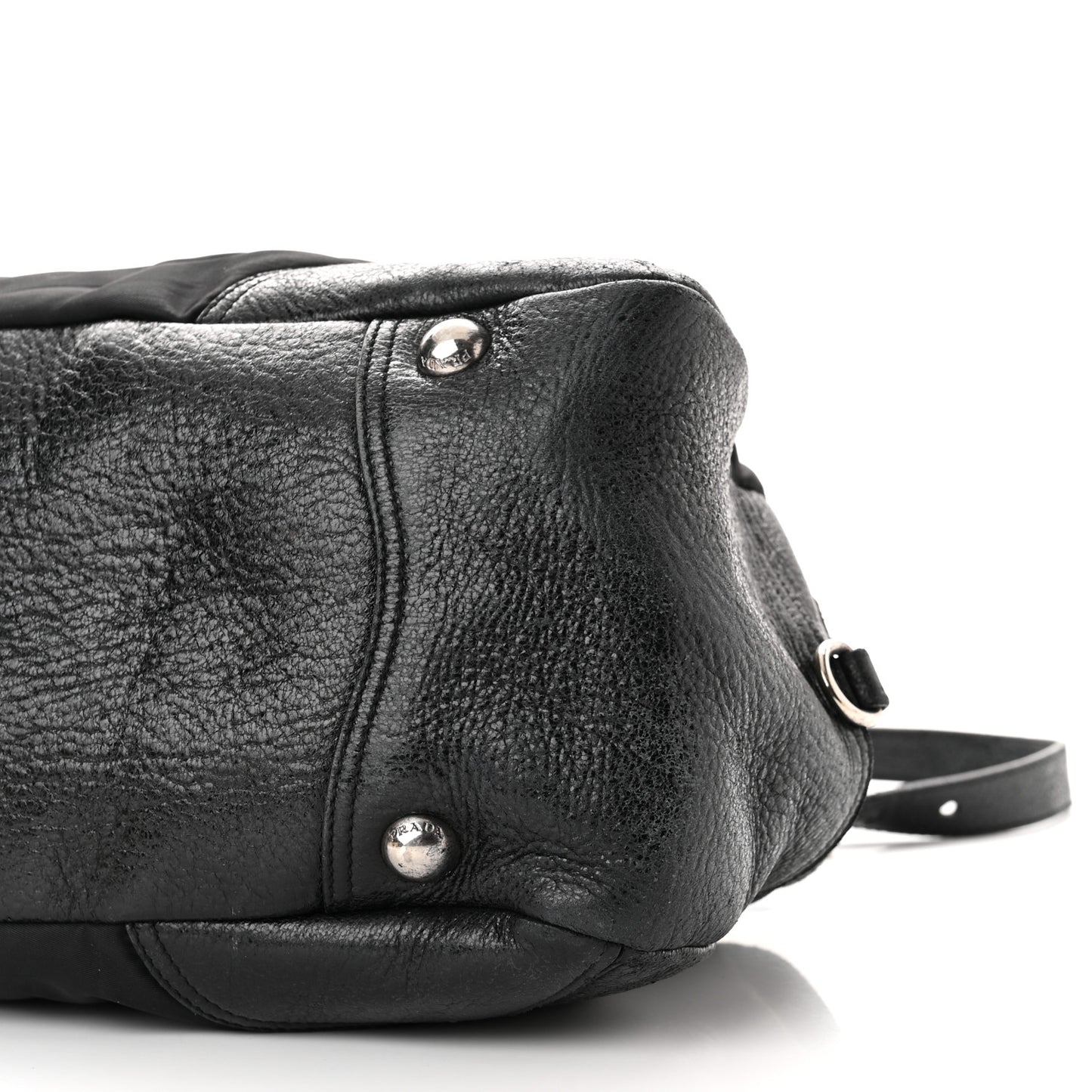 Nylon Quilted 24H Satchel Black