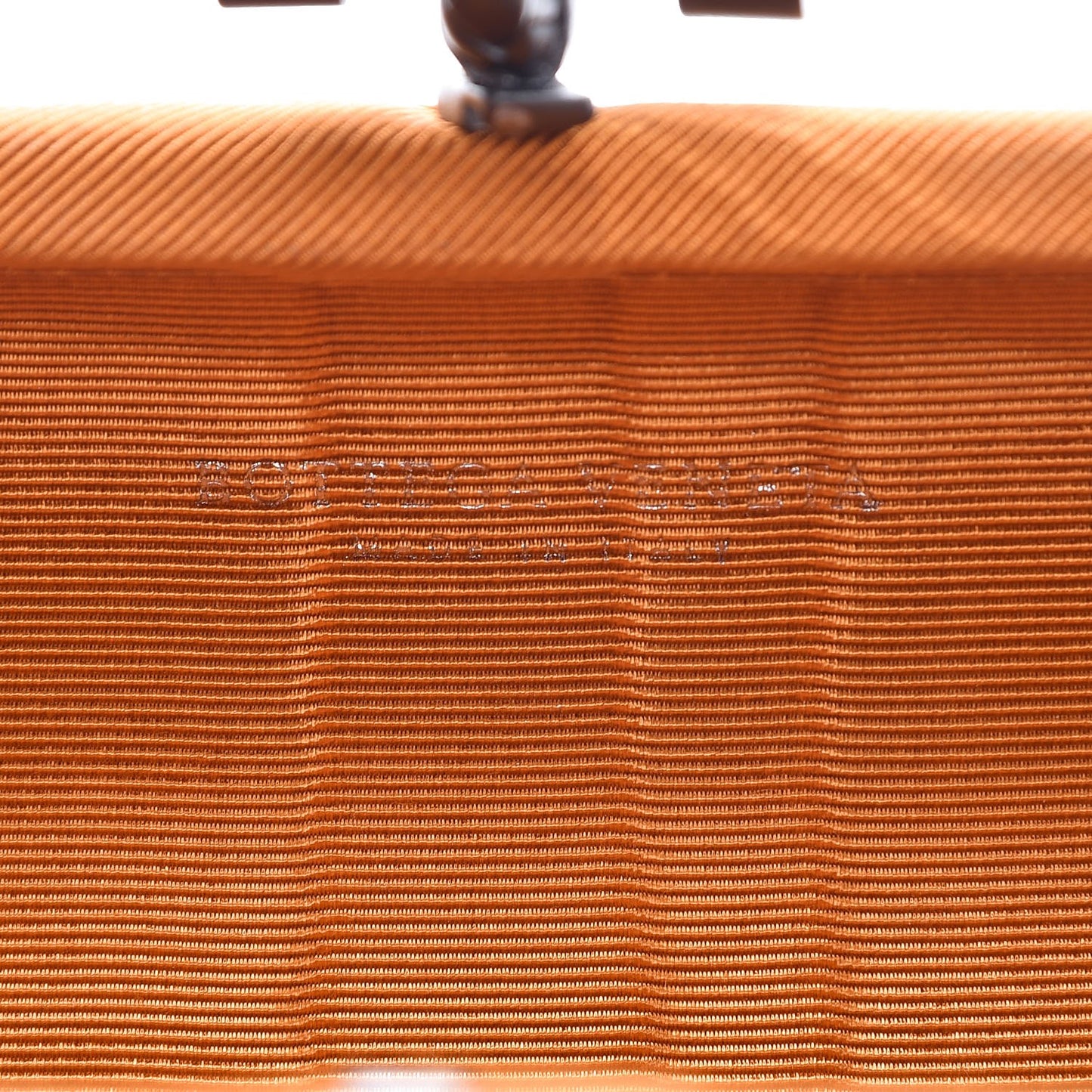 Silk Faille Intrecciato Knot Clutch Burnt Sun