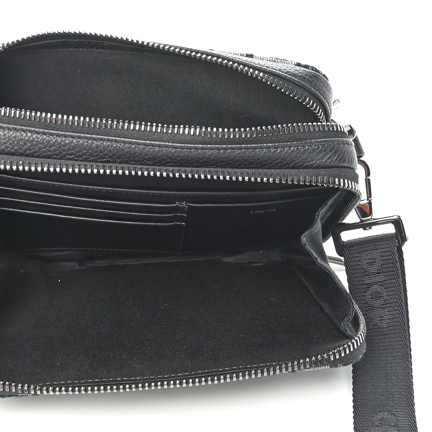 Christian Dior Oblique Pouch Navy Blue 5 of 8