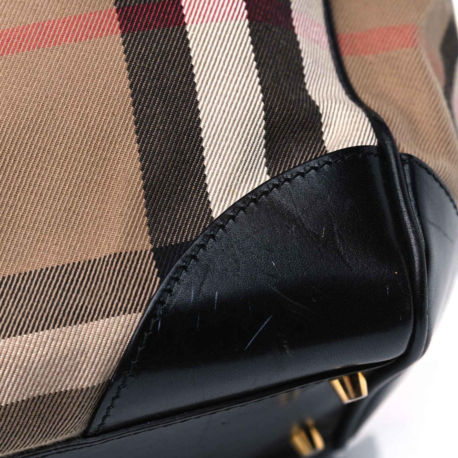 Burberry House Check Medium Canterbury Tote Black 10 of 13