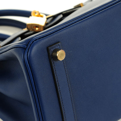 Hermes Swift Birkin 25 Bleu Saphir 19 of 21