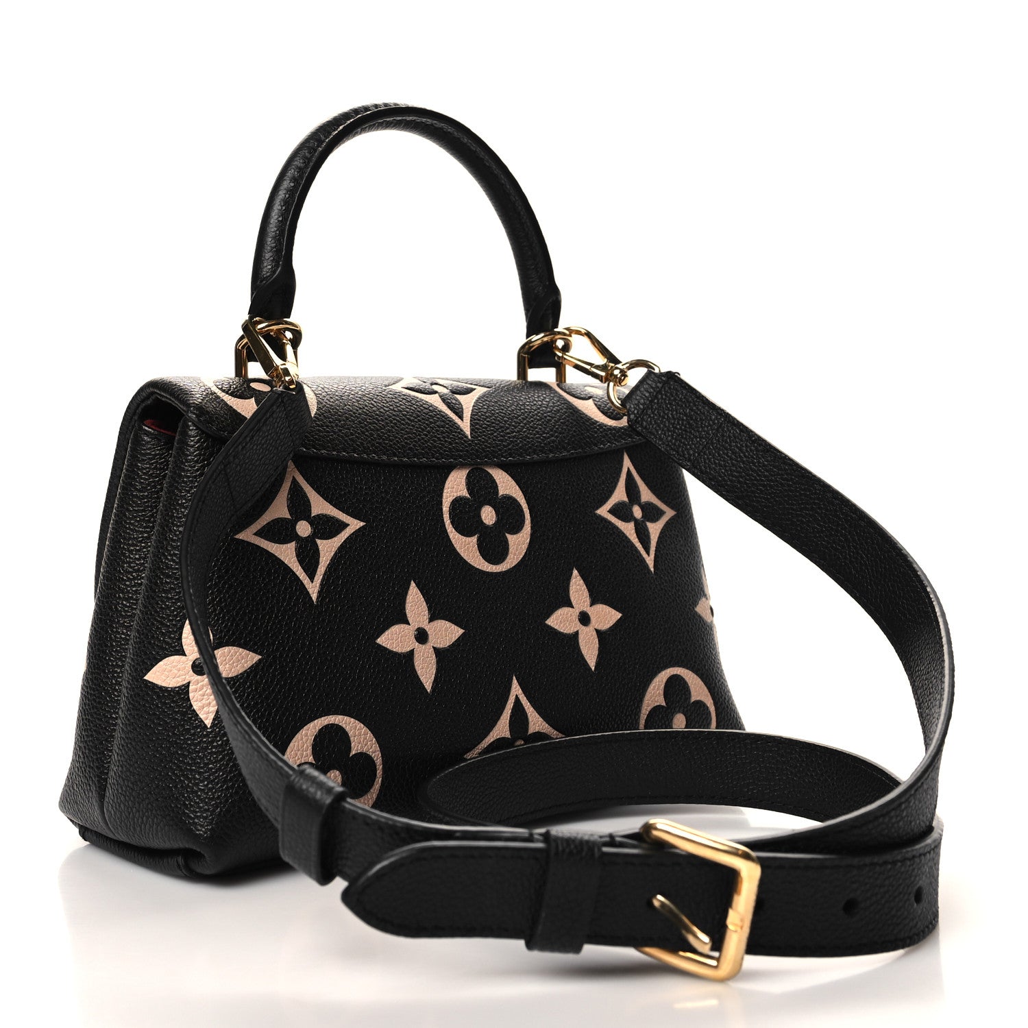 Louis Vuitton Empreinte Monogram Giant Madeleine BB Black Beige 2 of 9