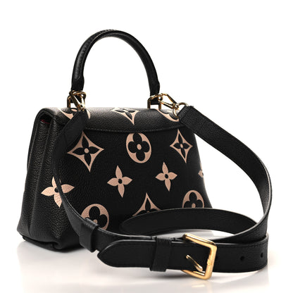 Louis Vuitton Empreinte Monogram Giant Madeleine BB Black Beige 2 of 9