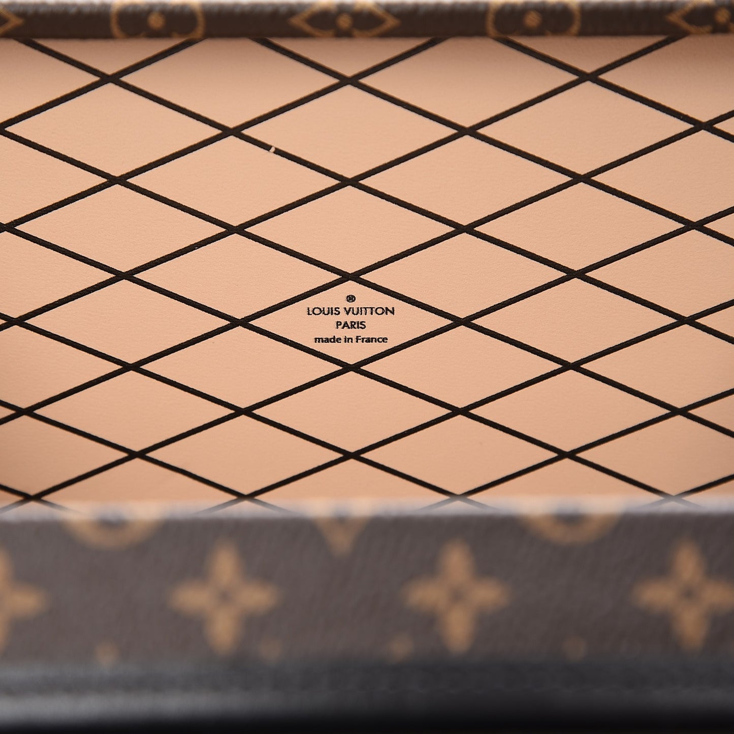 Reverse Monogram Kabuki Petite Malle Black
