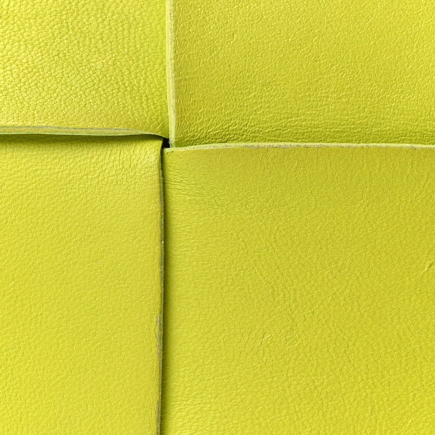 Lambskin Maxi Intrecciato Cassette Crossbody Bag Acid Kiwi